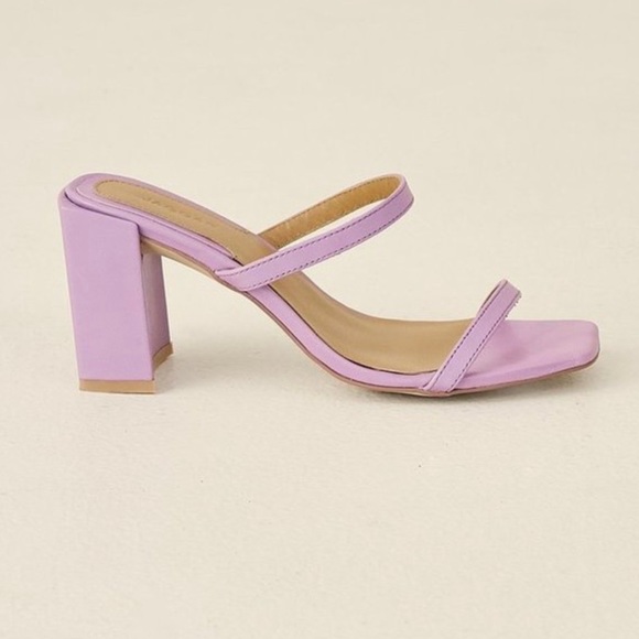 JAGGAR THE LABEL - Slip on square toe heel, lilac, size: EU 40 / US AU 9 / UK 7 - Picture 2 of 5